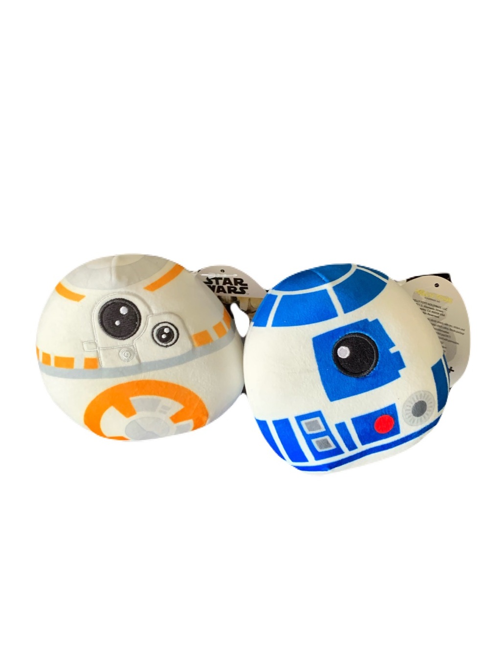 NWT Set of 2 Star Wars Plush Droids Collectible Soft Squishy Squishmallows